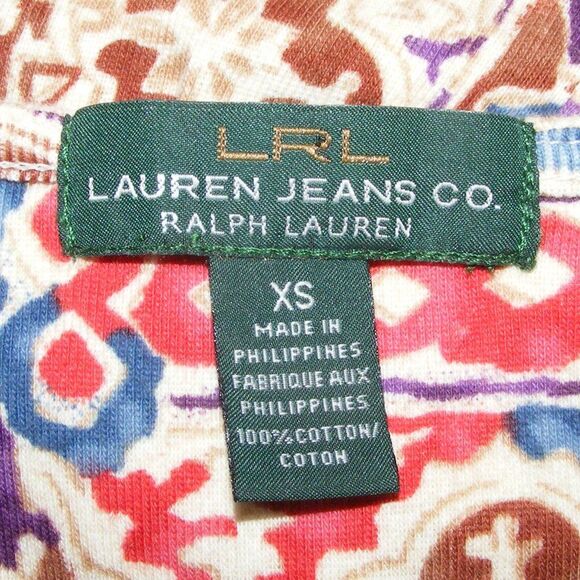 LRL Dress, XS, Skater, 3/4 sleeves, Cotton, String/Sash belt, casual - Picture 11 of 12